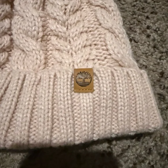 Timberland White Fleece-Lined Beanie - Picture 2 of 4